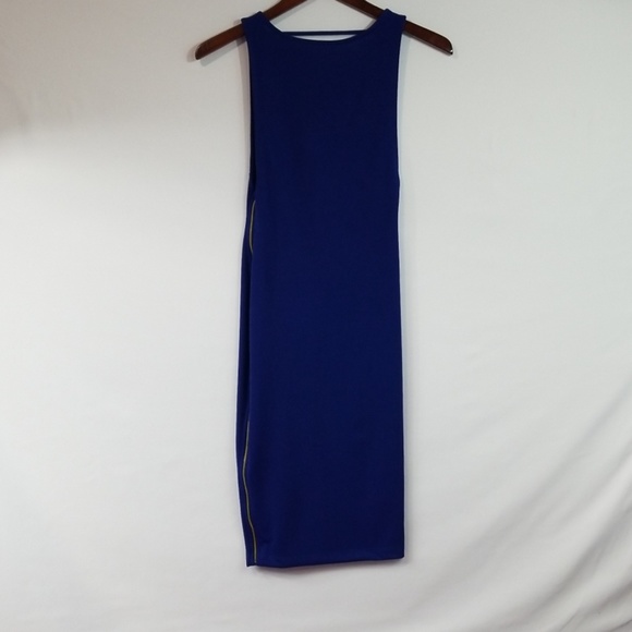 😍 Navy Blue Bodycon Side Zipper - Picture 4 of 8